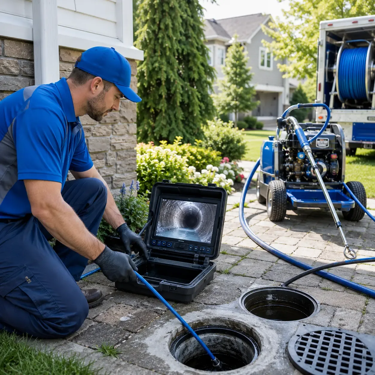 Outdoor drain cleaning professionals serving Allenwood, NJ